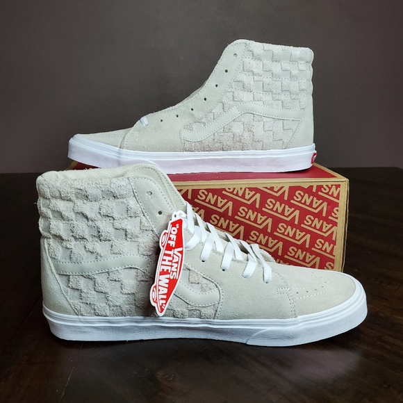 Vans Sk8-Hi Emboss Checkerboard Men Size 13 - Picture 2 of 9